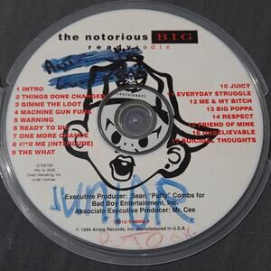 Vtg 1994 The Notorious B.I.G Ready to Die CD Rap Hip Hop